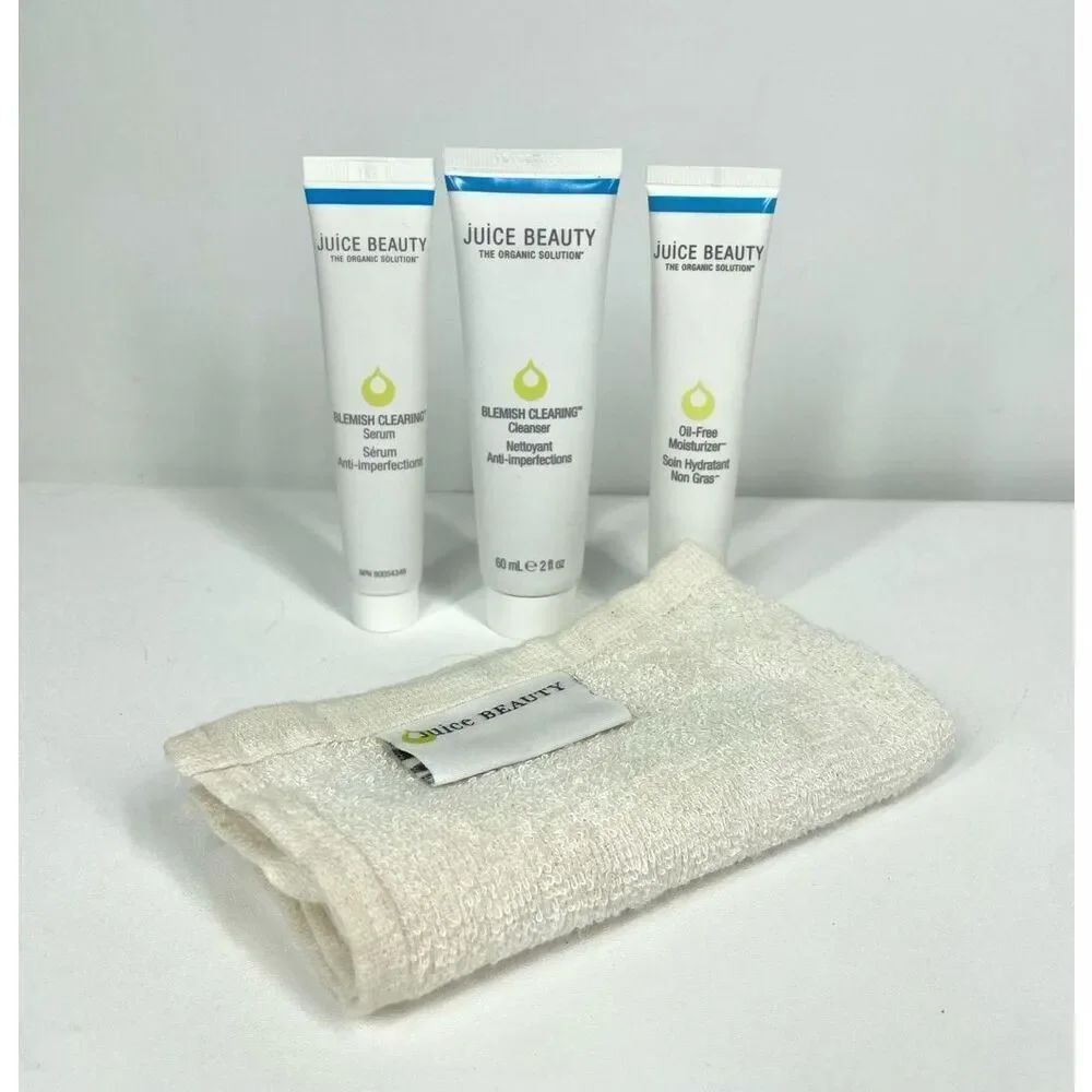 Juice Beauty 4pc Blemish Clearing Best Seller Oil Control Kit ~ Sealed